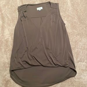 Olive green tank - like new, Veronica M